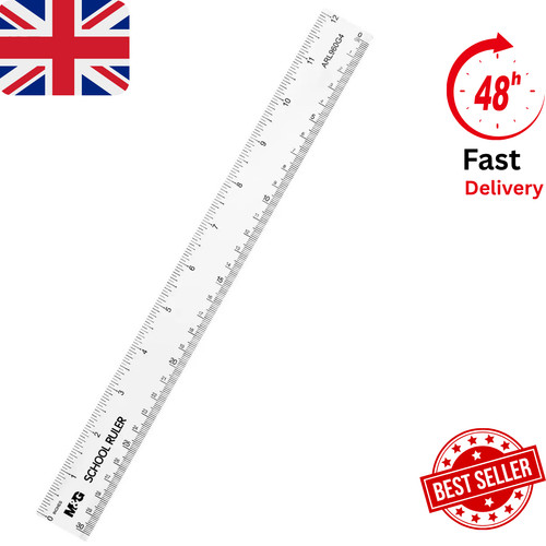 30cm clear plastic - 30cm,