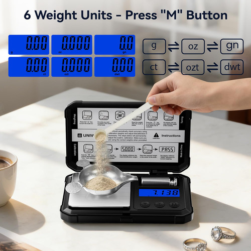 Milligram scale 50g - scale, 50g/0.001g