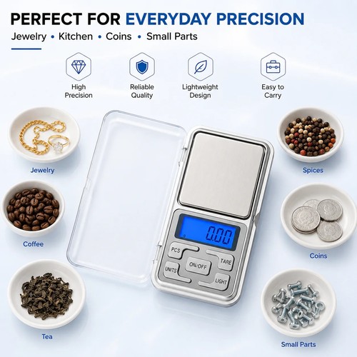 Digital pocket scales 1g - digital, 0.1g